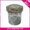Wholesale Stock Small Order Multifunction Button Glass Storage Jar With Fabric Lid