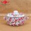 Best Selling Multi-functional Ceramic/ Enamel stew pot / cooking set with full decal