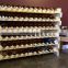 Wine rack, Wood, 'New Locking' Stackable Storage Rack 72 Bottles, Modular Cellar