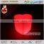 red heart shape multicolor led stool BS410