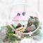 Mini CUTE fashional Resin decoration, ZAKKA mushroom small home furnishing articles Mini house resin home background props