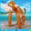 Low Price monkey shape inflatable animal for promotion