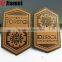 OEM LOGO custom Personalized leather patch for blazers