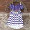 Hot Sale Baby Girls stripe Dress With printed Children's Boutique Clothes Toddler Girls Peasant Dress For Summer Clothes DR6828