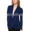 latest western ladies new model oversized cross asymmetric drape blouse
