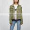 2017 Wholesale woman green shirt custom shirts fashion blouse