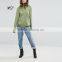 Fashion Hoody Lady Streetwear Casual Knit Fabric Green Plain xxxxl Hoodies