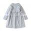 S33558W New summer kids dress floral print cottoN casual fashion children dresses
