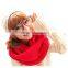 Simple and fashion high quality 7 color choice circle neckwear lovely magic scarf ladies scarves