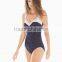 Wholesale Sexy Ladies Deep V-neck One Piece Swim Suit E17034