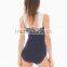 Wholesale Sexy Ladies Deep V-neck One Piece Swim Suit E17034
