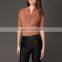 Fancy custom ladies tops latest design ,women shirt ladies wool blouses