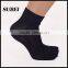 wholesale socks five toe black socks for men