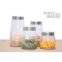 large glass storage canisters with lids