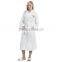 Reactive Print Bath Robe 100% Cotton Velour And Loop Robe