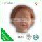 New handmake vinyl baby doll heads/baby smile face/soft toys raw materials doll head
