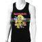 Iron Maiden printed tank top,custom men's tank top