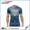 Heathery blank mesh gym shirt fitness dri-fit seamless shirt for mens athletic wear