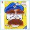 Halloween Party Stylish Funny Brown Fake Moustache and Eyebrow HPC-0384