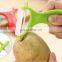 Factory wholesale ABS plastic handle zirconia ceramics fruit peel zester for kitchenware