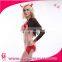 New one set sexy devil girl costume halloween black with lace bra