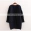 2015 Fashion Women Cardigan Knitted Sweater midi Sleeve Knitwear Cardigan Coat Top 5 Colors