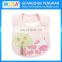 Embroidered Waterproof Pink Stripe Love Baby Bibs And Burp Cloths