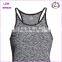 Ladies' body building clothing gym top slim fit gym sports tank top