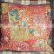 Sequins Patches Cushion Cover,Khambria Cushion Cover, Chikan work Cushion Cover