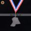 Wr Wholesale Metal Medal Collectible Silver Foil 3D Medal with free Ribbon for Awards