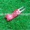 China Factory wholesale magnetic golf switchblade divot repair tools / pitch forks