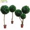 wholesale artificial fake plastic topiary boxwood hedge balls spiral tree