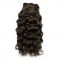Double Drawn 12 Inch Bright Color Deep Wave Malaysian Virgin Hair Natural Wave