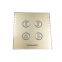 Customised Float Glass Concave Push Button Toughened Glass for Smart Switch