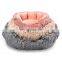 Custom Soft Luxury Plush Dog Cat Donut Sofa Pet Bed