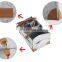 Foldable Lightweight Felt Diaper Bag Storage Caddy Leather Handle Nappy Bag