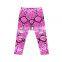high quality Halloween skull and flower print newborn bouncy leggings flexible soft leggings for girls