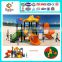 New design colorful cheap children S outdoor playground curved combined double slides for kids