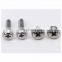 DIN standard and m2-m10 or custom size cross fitting pan head screw bolt with flange