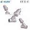 China Manufacturer High Quality BSP BSPT NPT Thread Type Stainless Steel Pneumatic Angle Seat Valve