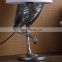 China cheap wholesale red-crowned crane animal shape home decor table lamps with custom logo