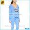 Regular fit long sleeve sleepwear pictures of sexy nightwear women