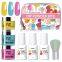 Private Label Bulk 3 Colors Acrylic Dip Powder Nails Dipping Powder Nails System Set