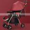 Wholesale High Quality Baby Stroller Aluminum Alloy Frame Linen Canopy Baby Pram Factory Price