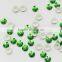 green 2mm 3mm 4mm 5mm 6mm loose sequins hot fix,loose hotfix sequins for heat transfer motif design