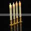 2 packs yellow light flashing christmas led candle for events party wedding