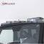 G class W463 B800 light bar fit for G-CLASS W463 to B-style carbon fiber roof front spoiler with LED For G
