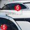 Chrome door visor side window deflector shade sun rain shield silver strips guard for Hyundai ENCINO 2018-2019