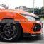 hot sale Japan car big body kits for Honda civic spoiler front lip rear bumper