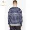 Mens fashion crewneck merino sweater stripe pullover